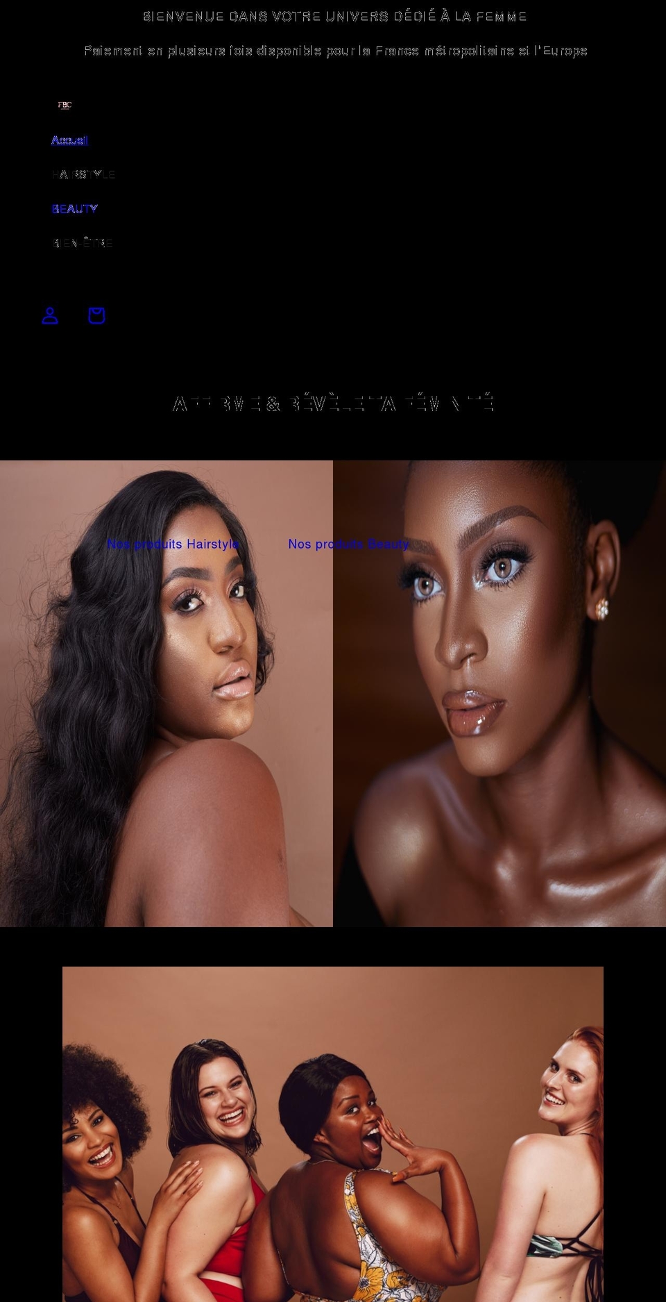 flawlessbeautycenter.com shopify website screenshot