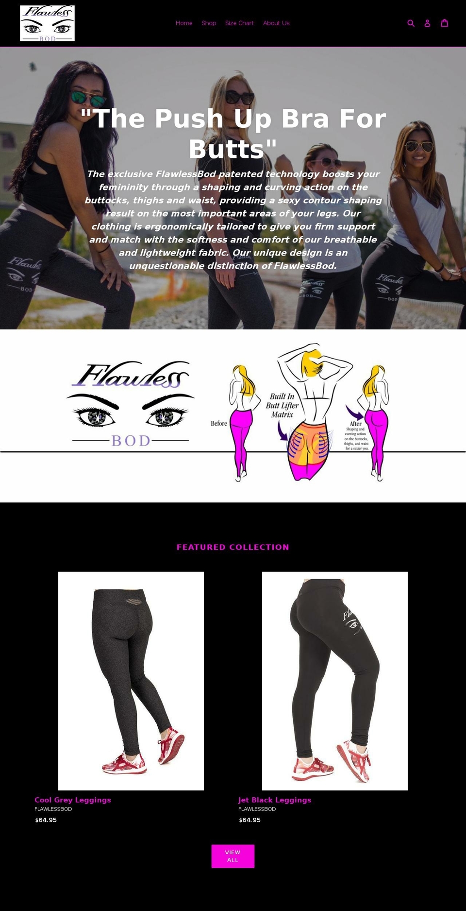 flawlessbod.com shopify website screenshot