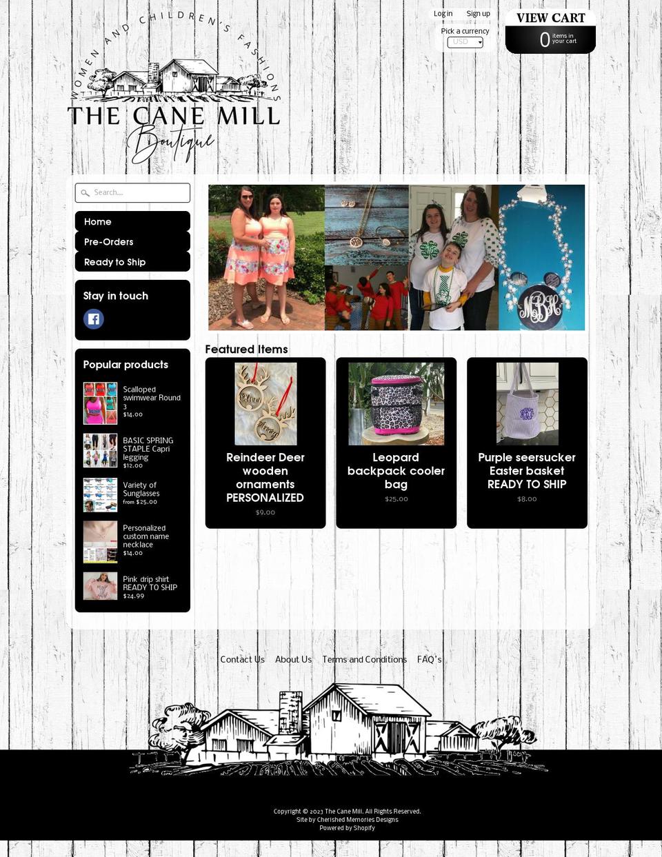 The Cane Mill CMD Template DO NOT EDIT Shopify theme site example flawsomewholesalefashion.com