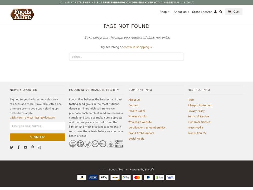 flaxcracker.com — Shopify storefront screenshot