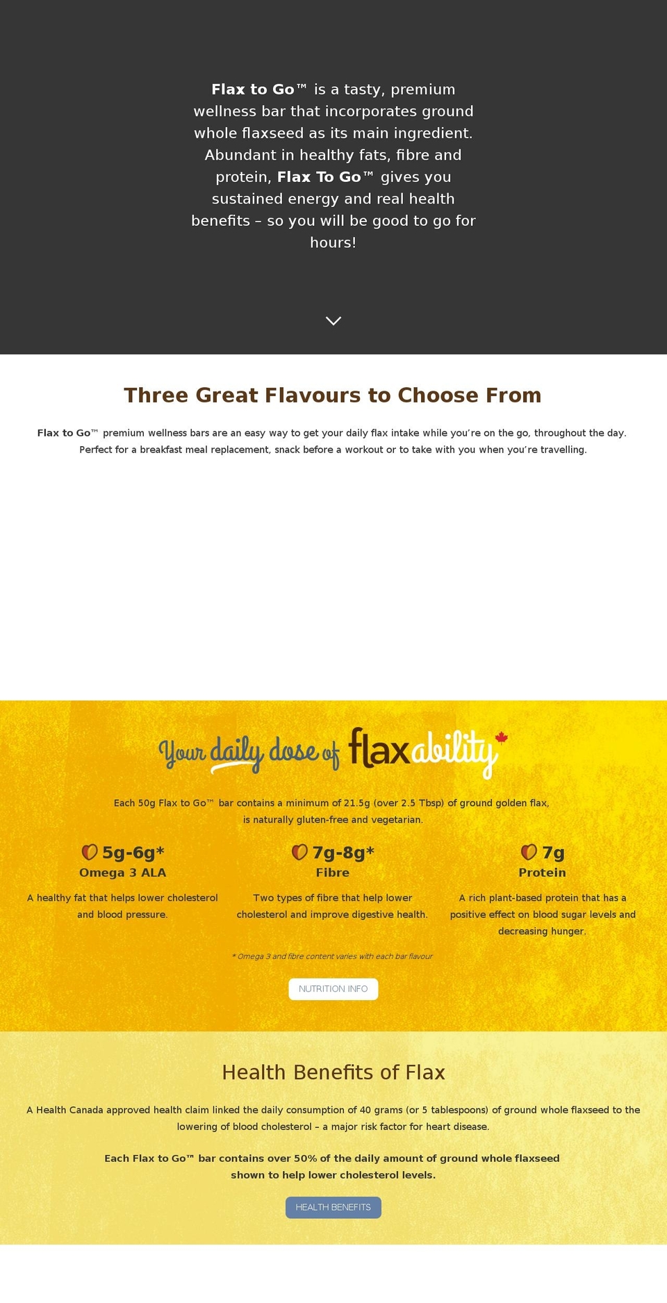 flaxtogo.com — Shopify storefront screenshot