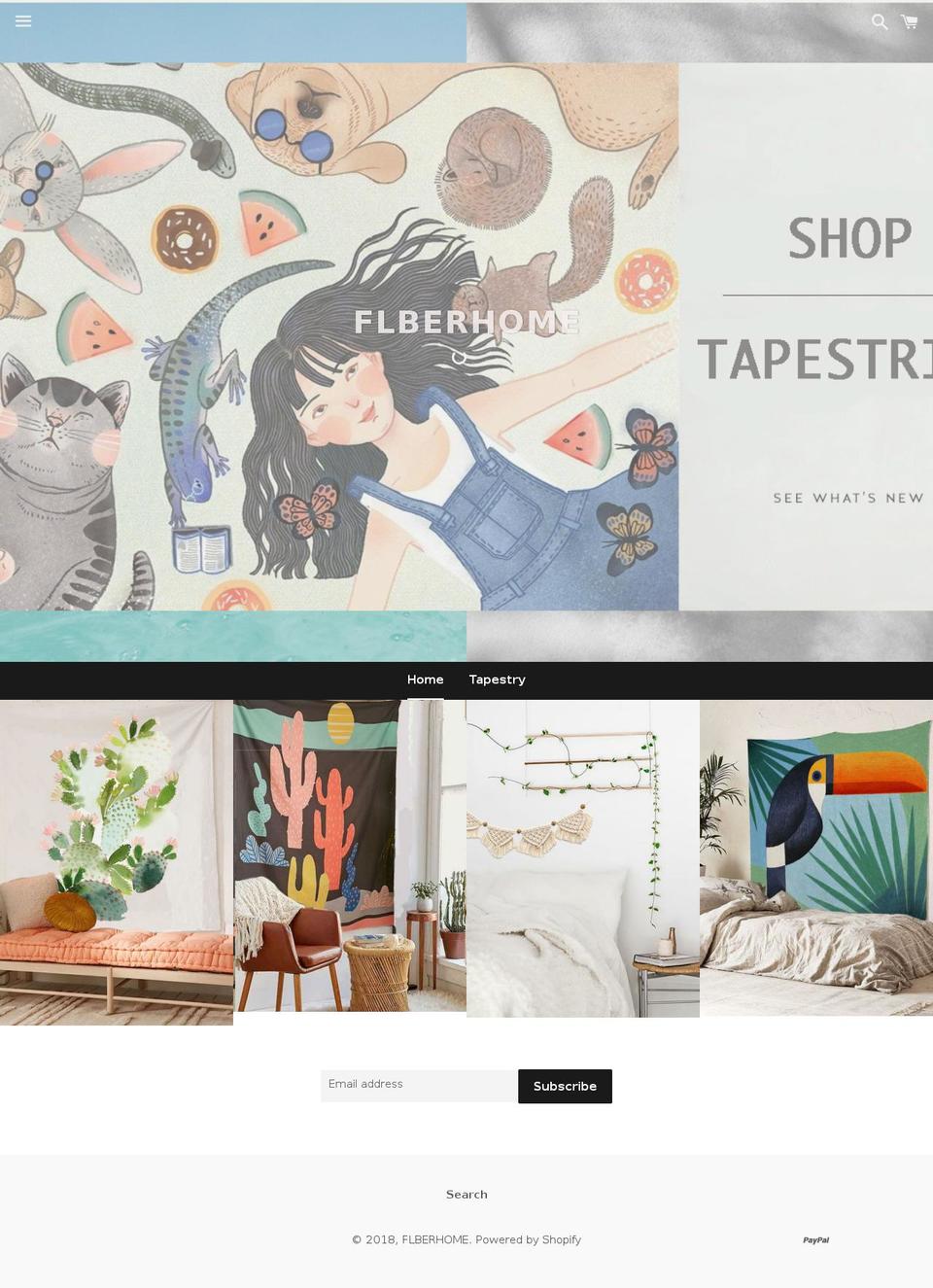 flber.com shopify website screenshot