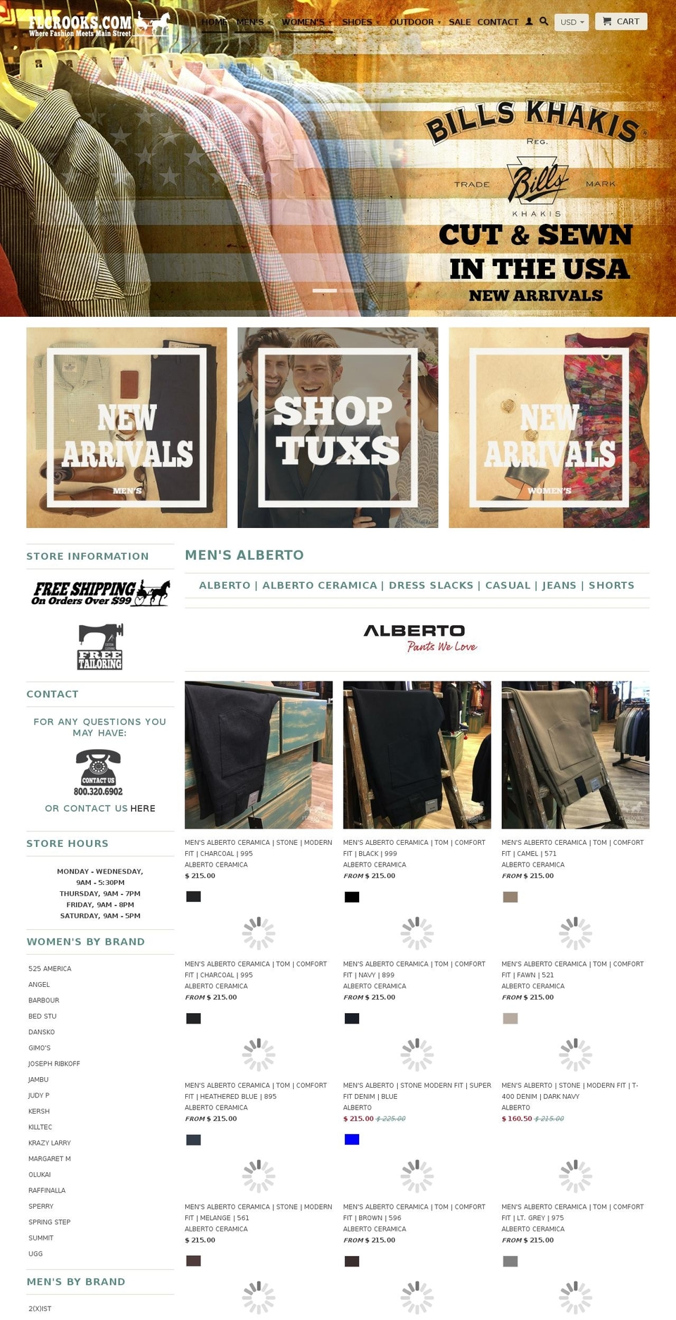 flcrooks.com shopify website screenshot