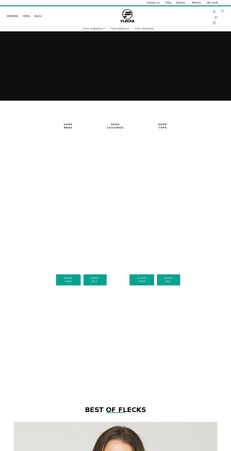 flecks.com shopify website screenshot