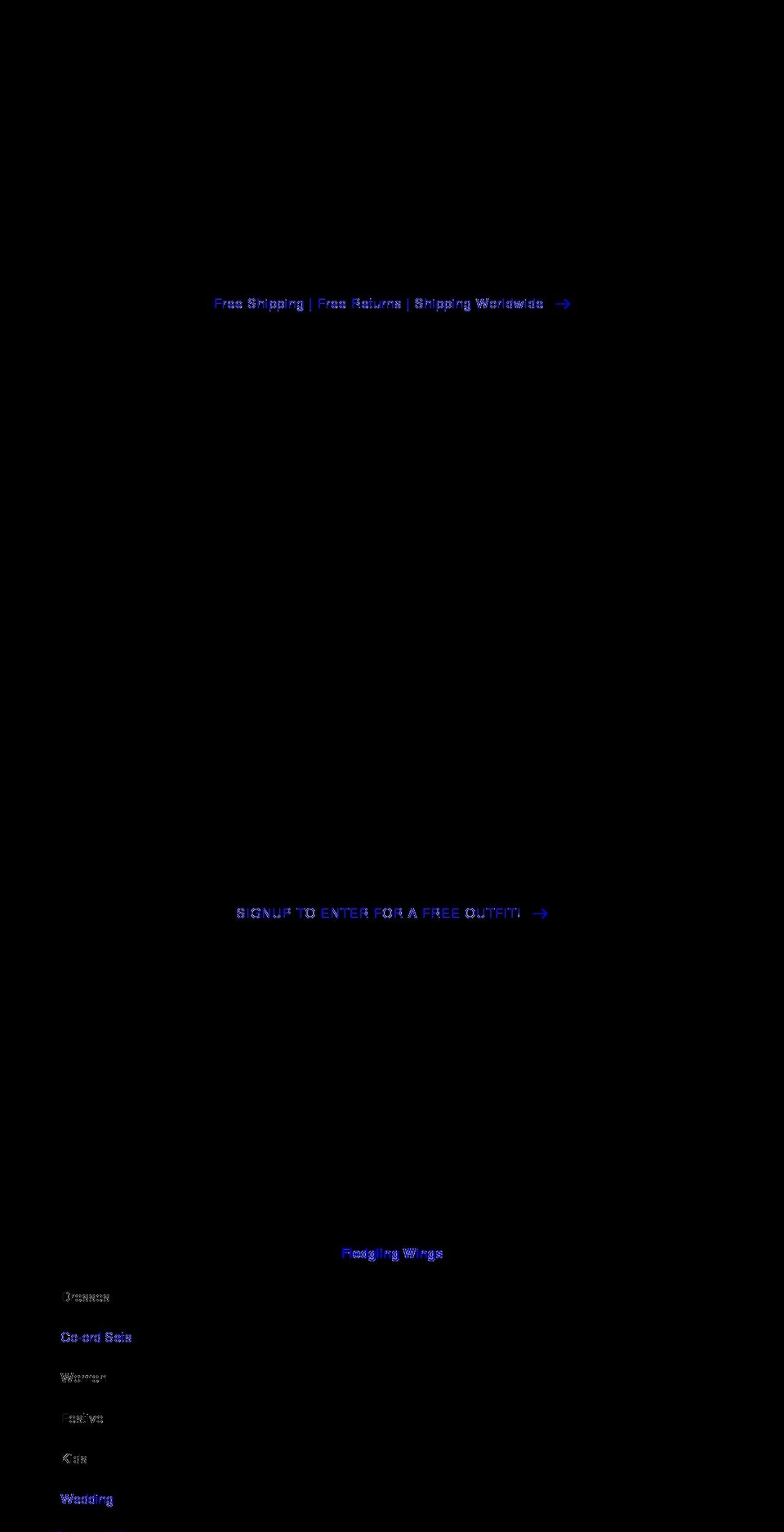 fledglingwings.com shopify website screenshot