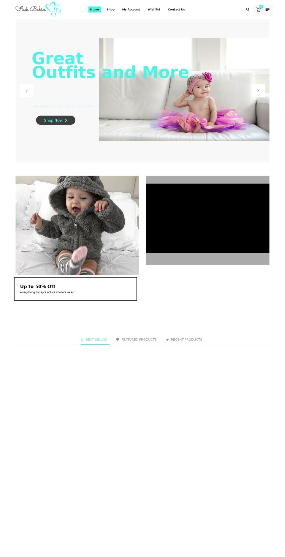 queen-v1-2 Shopify theme site example fleekbabies.com