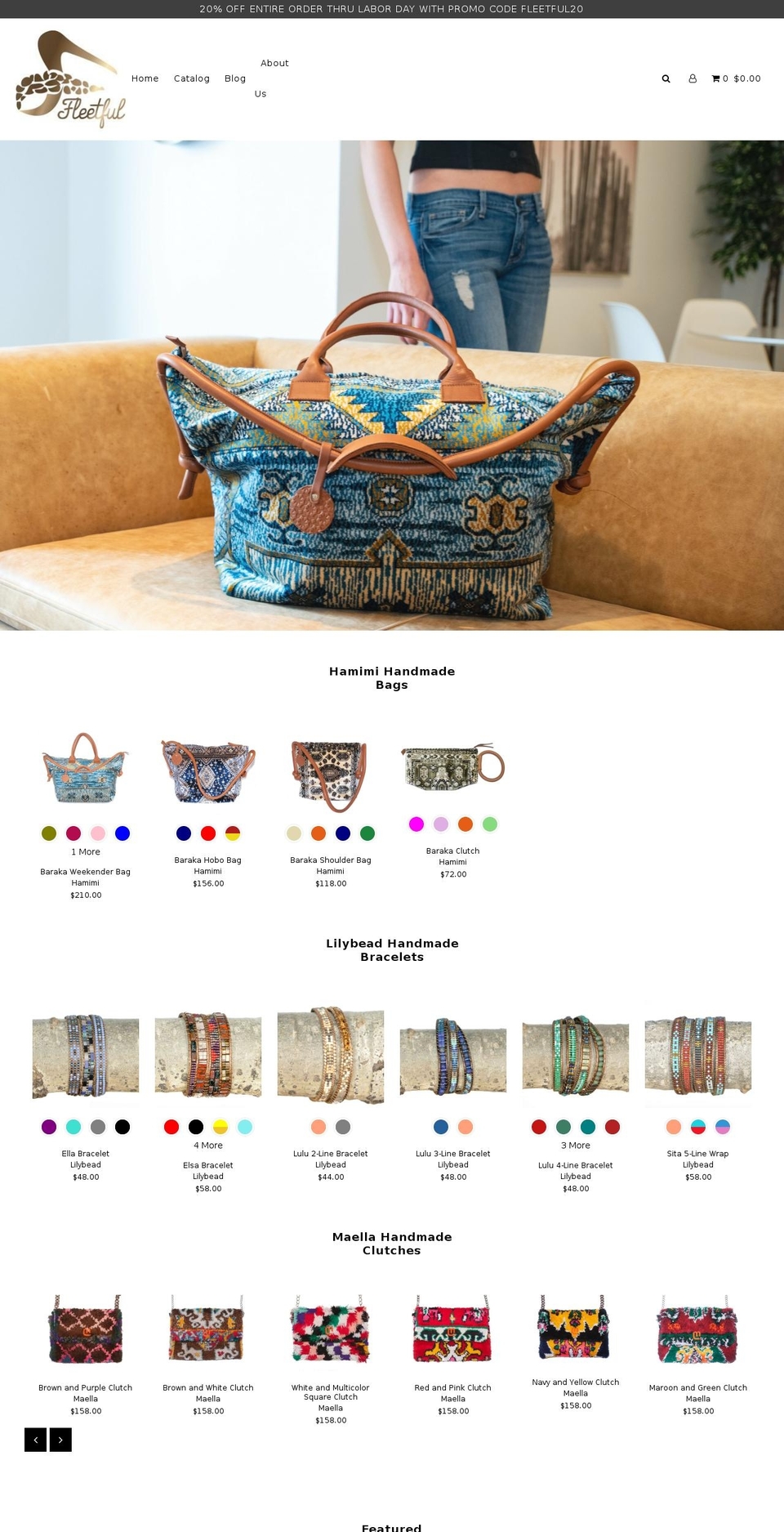 fleetfulco.com — Shopify storefront screenshot