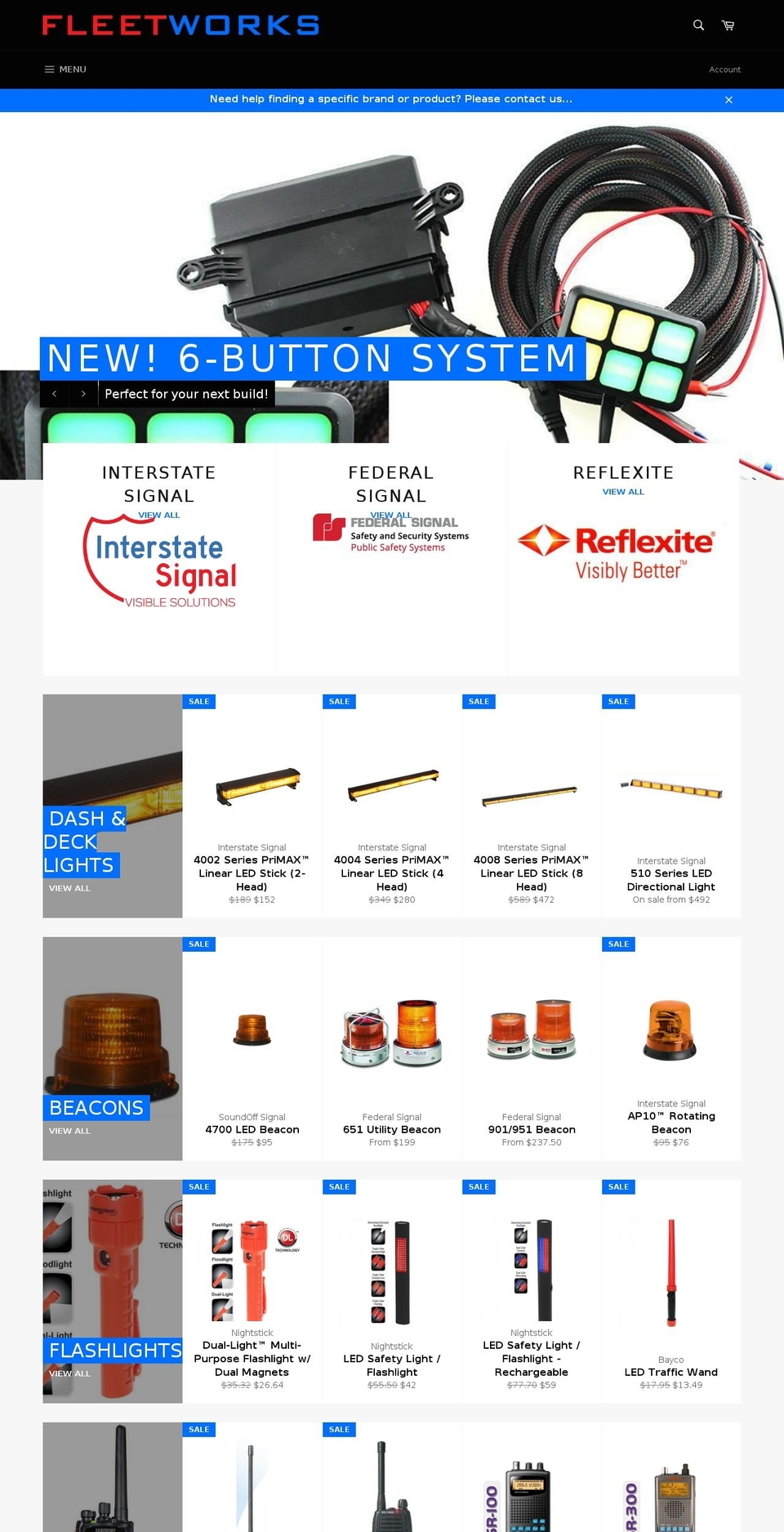 fleetworkx.us shopify website screenshot