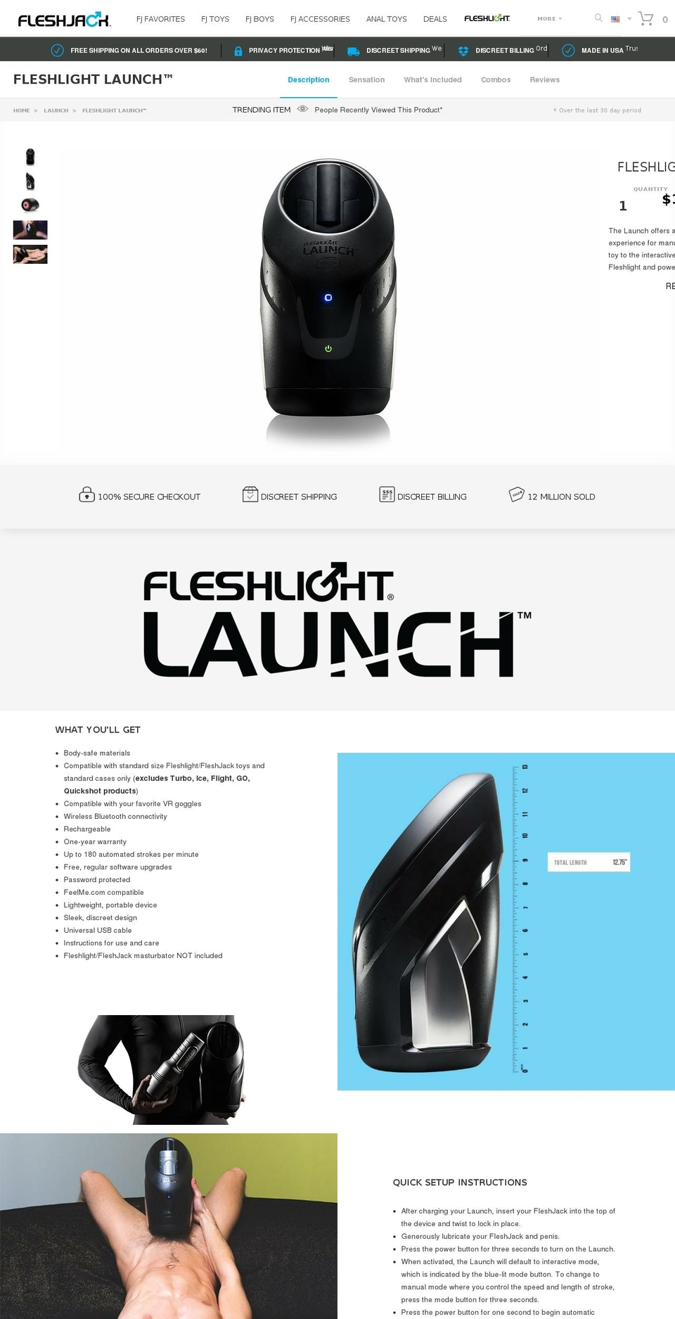 fleshjacklaunch.com — Shopify storefront screenshot