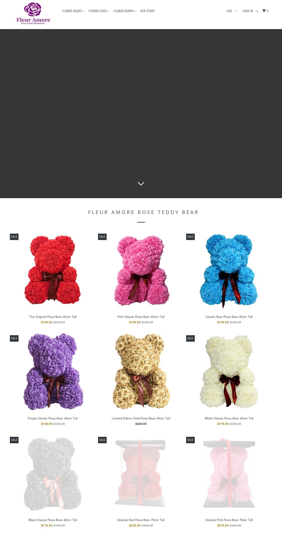 fleuramore-us.com shopify website screenshot