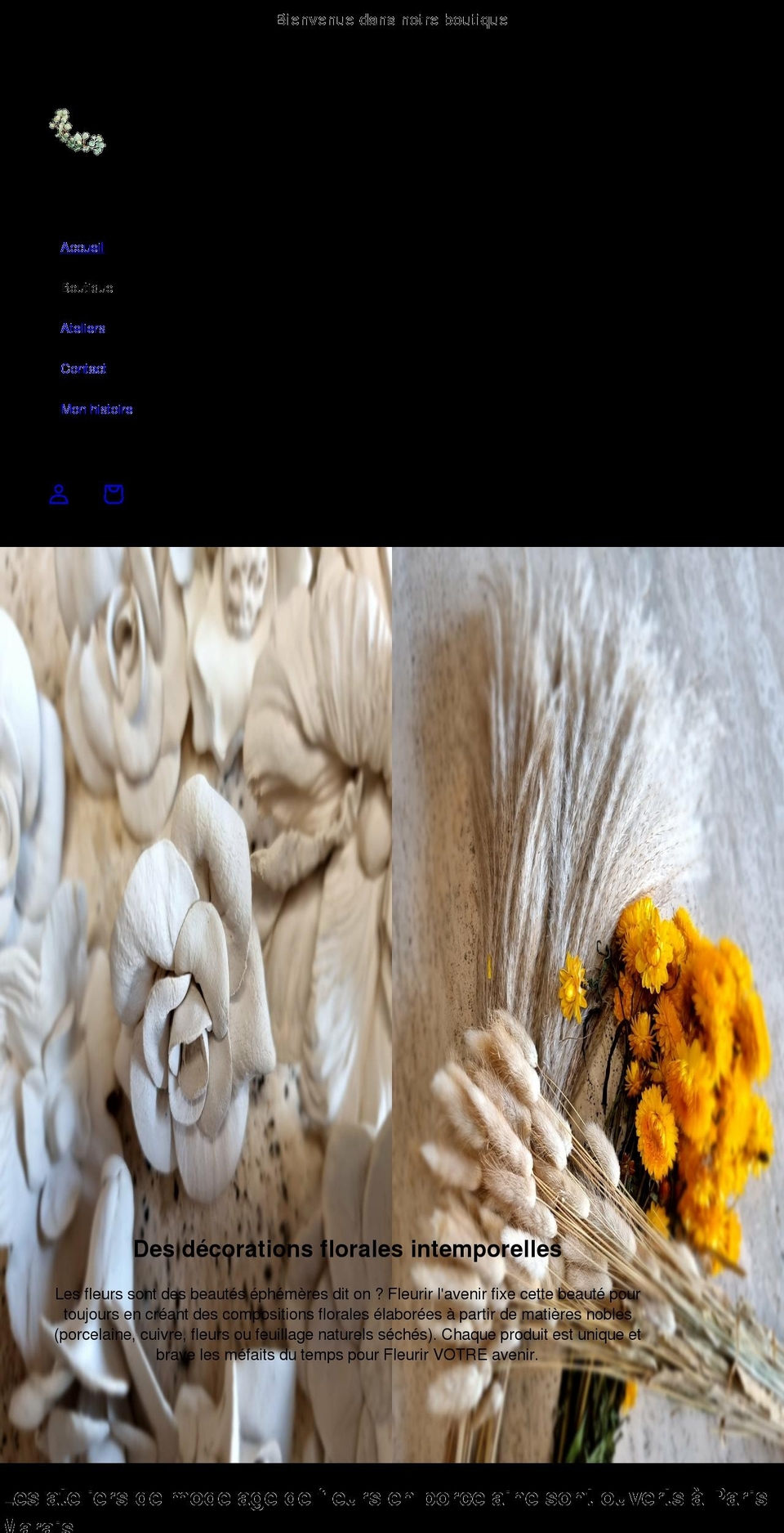 fleurirlavenir.com shopify website screenshot