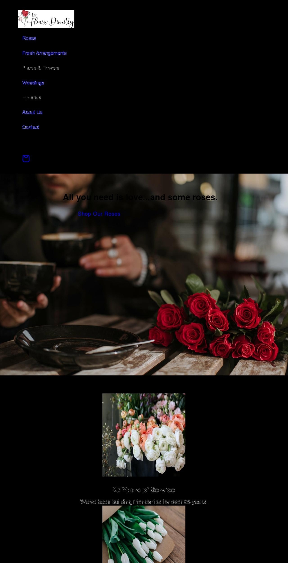 fleursdimitry.com shopify website screenshot