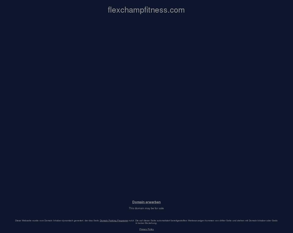 flexchampfitness.com — Shopify storefront screenshot