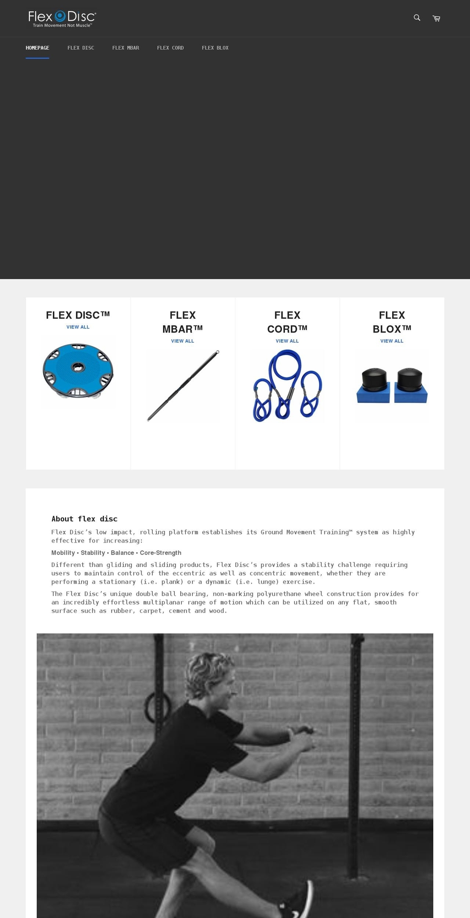 flexdisc.eu shopify website screenshot