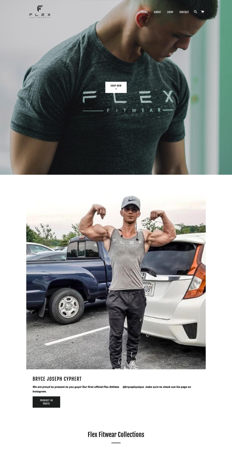 flexfitwear.com shopify website screenshot