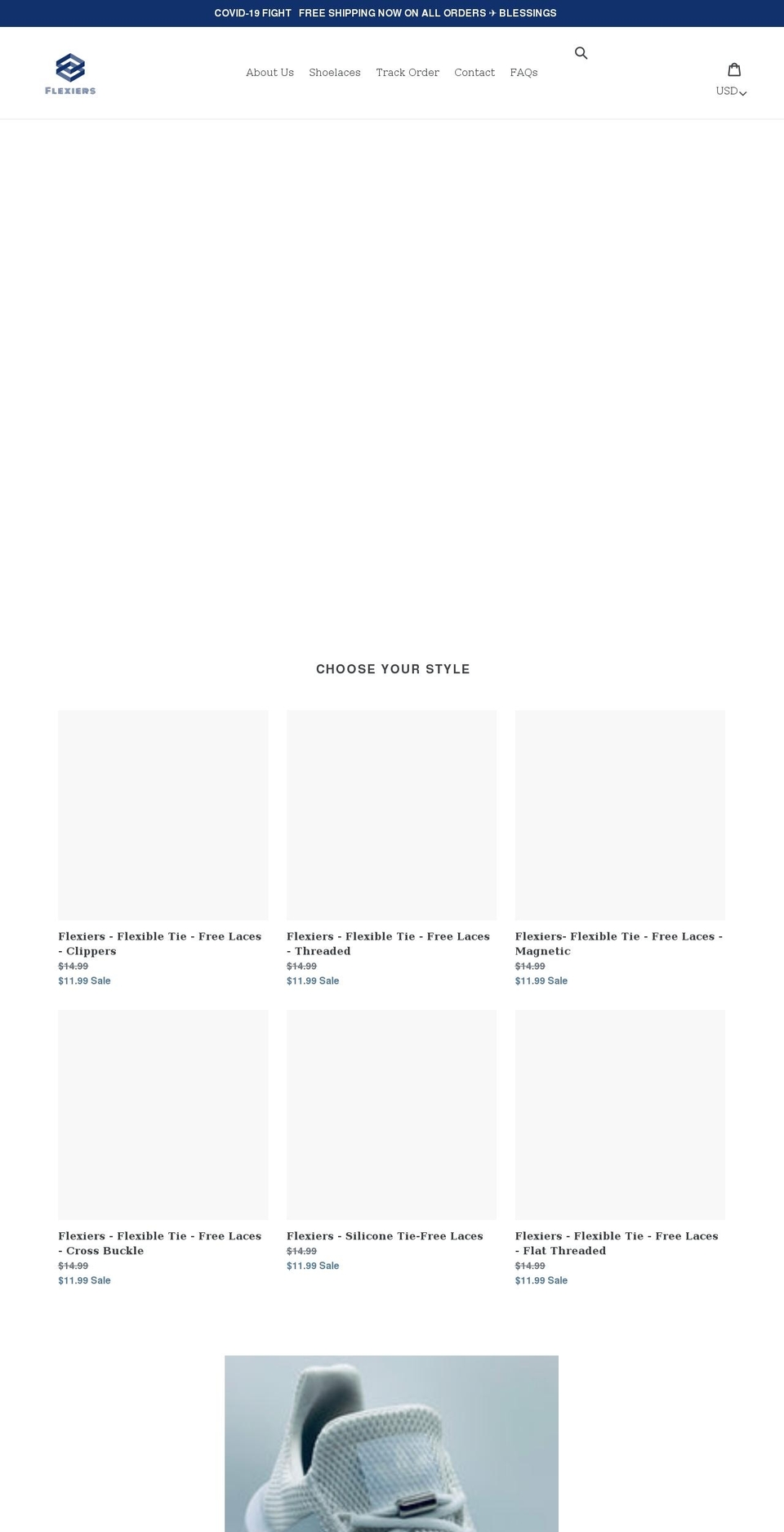 flexiers.com shopify website screenshot