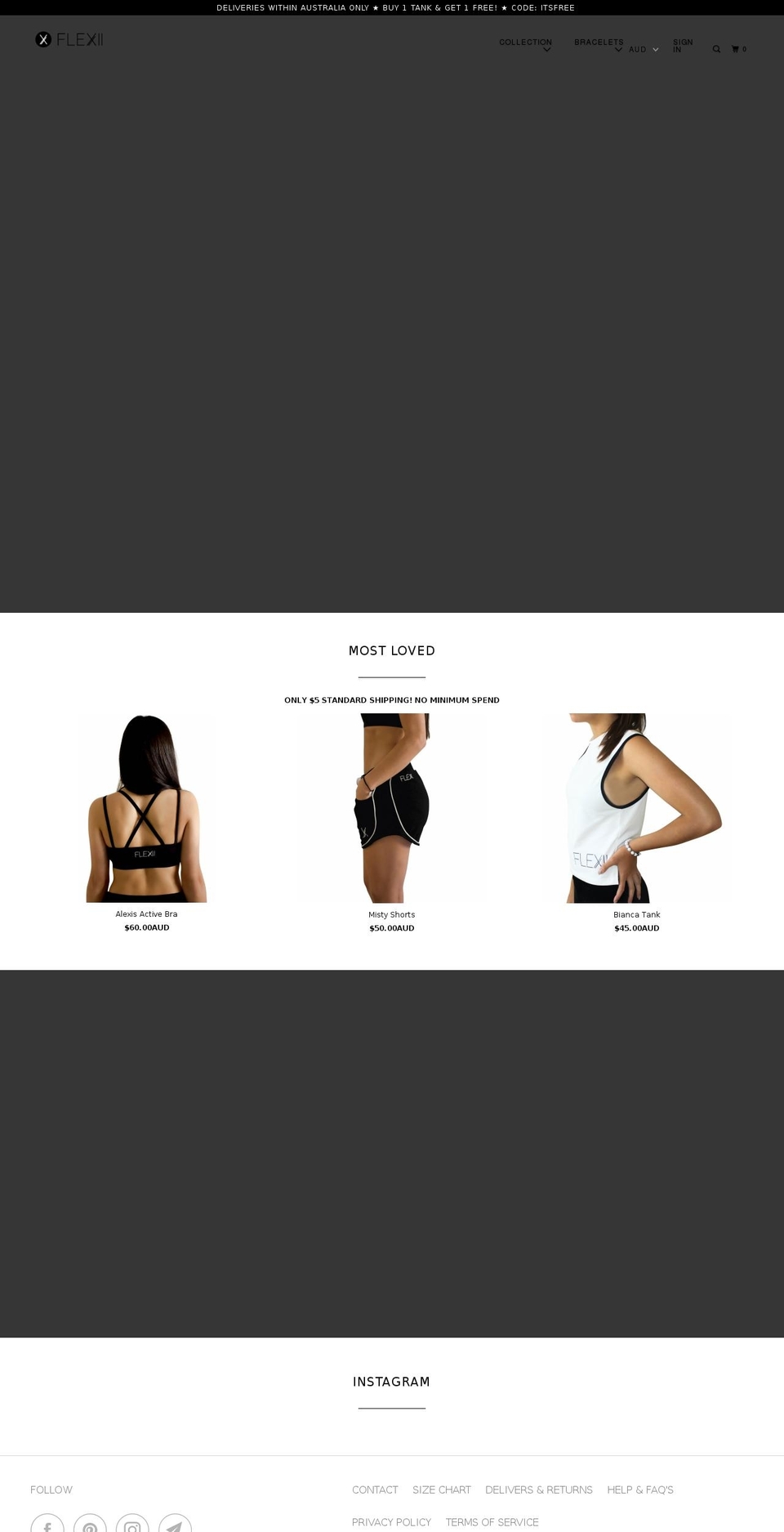 flexii.com.au shopify website screenshot