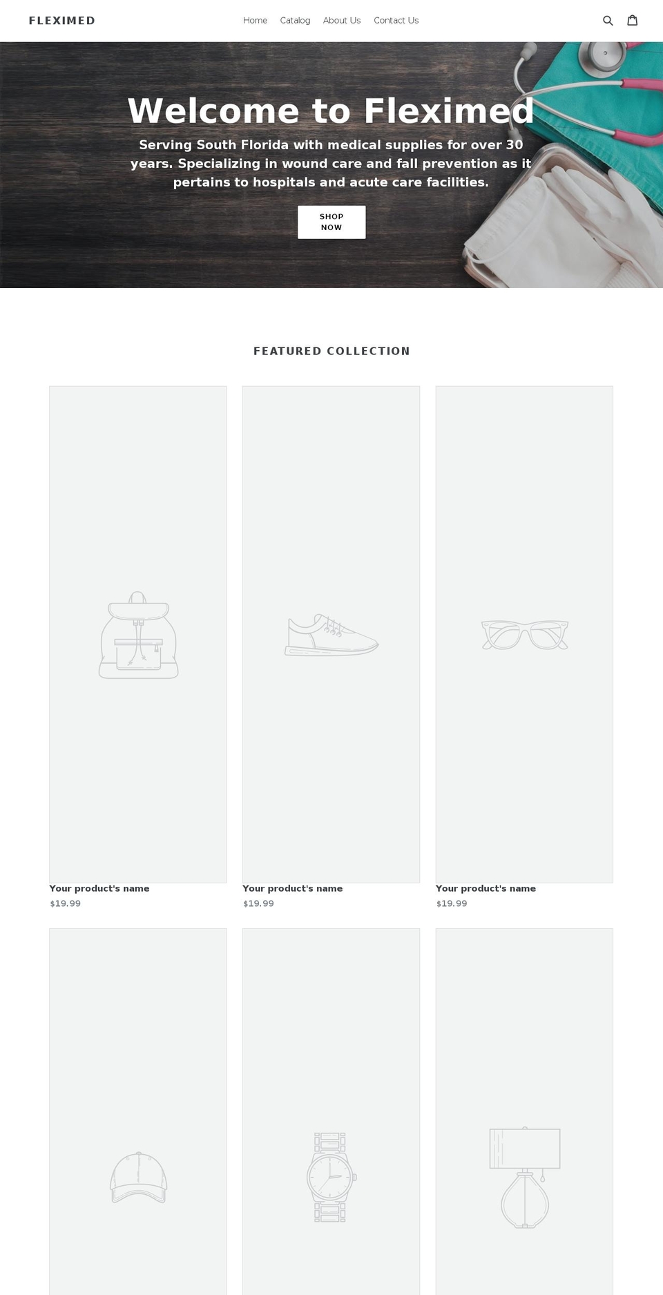 fleximed.net shopify website screenshot