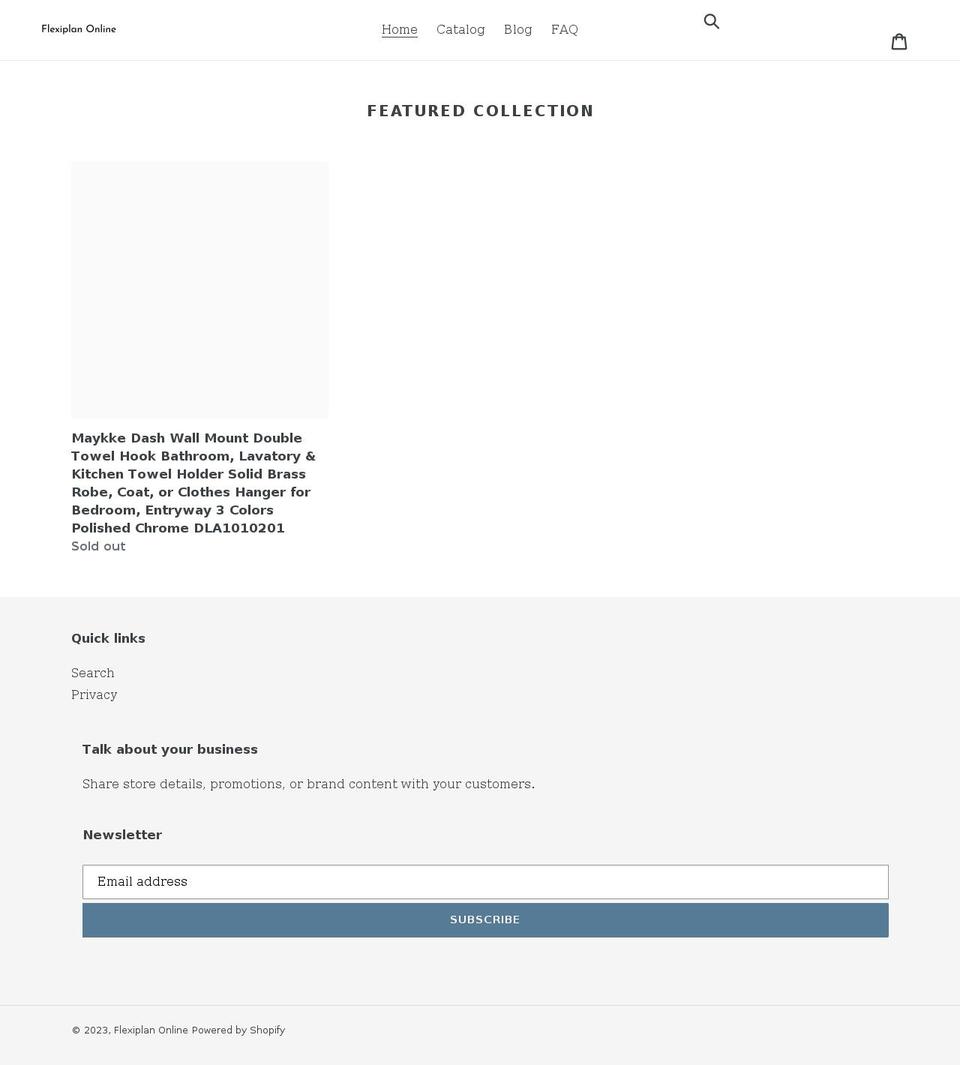 flexiplanonline.com shopify website screenshot