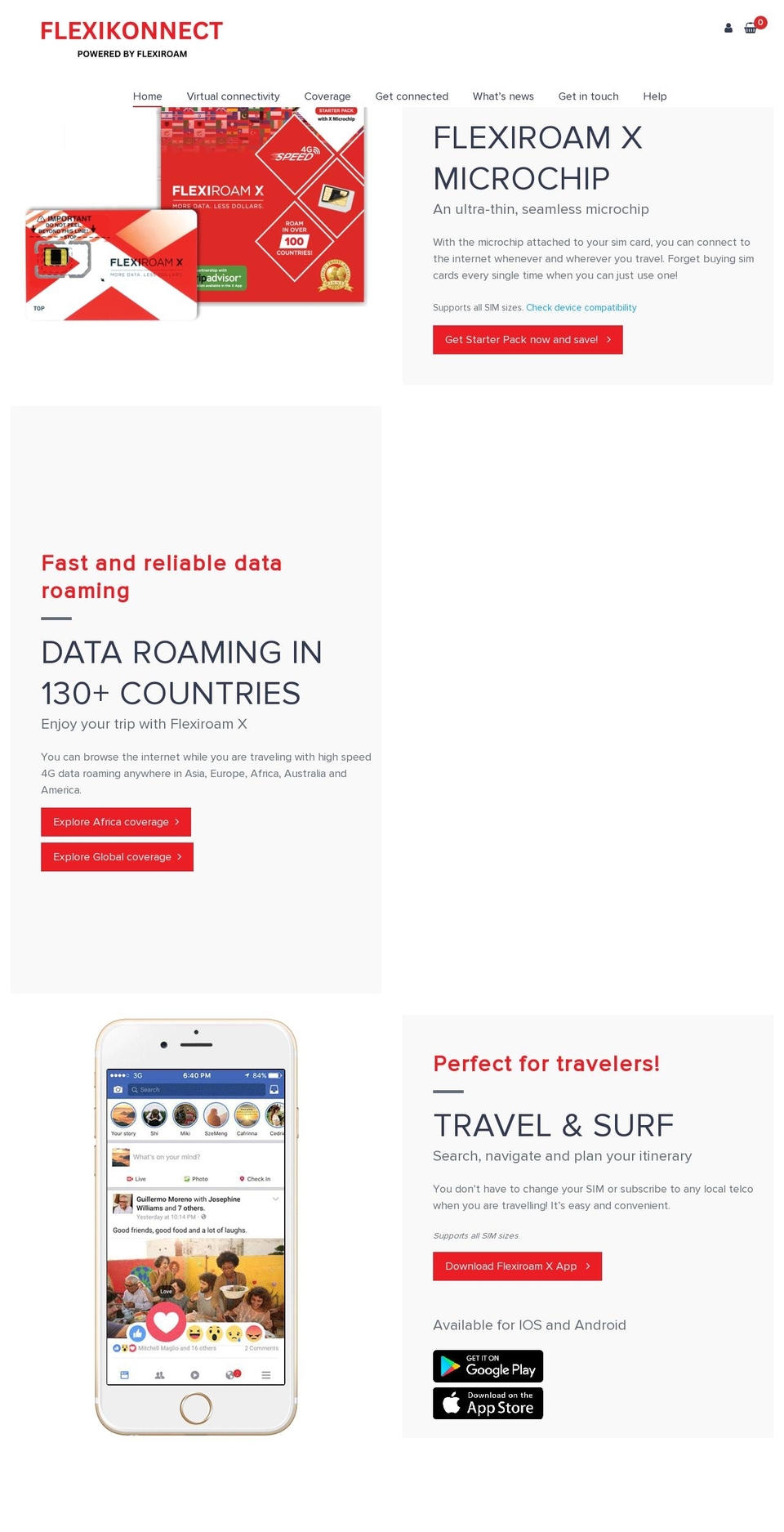 flexiroamafrica.com — Shopify storefront screenshot