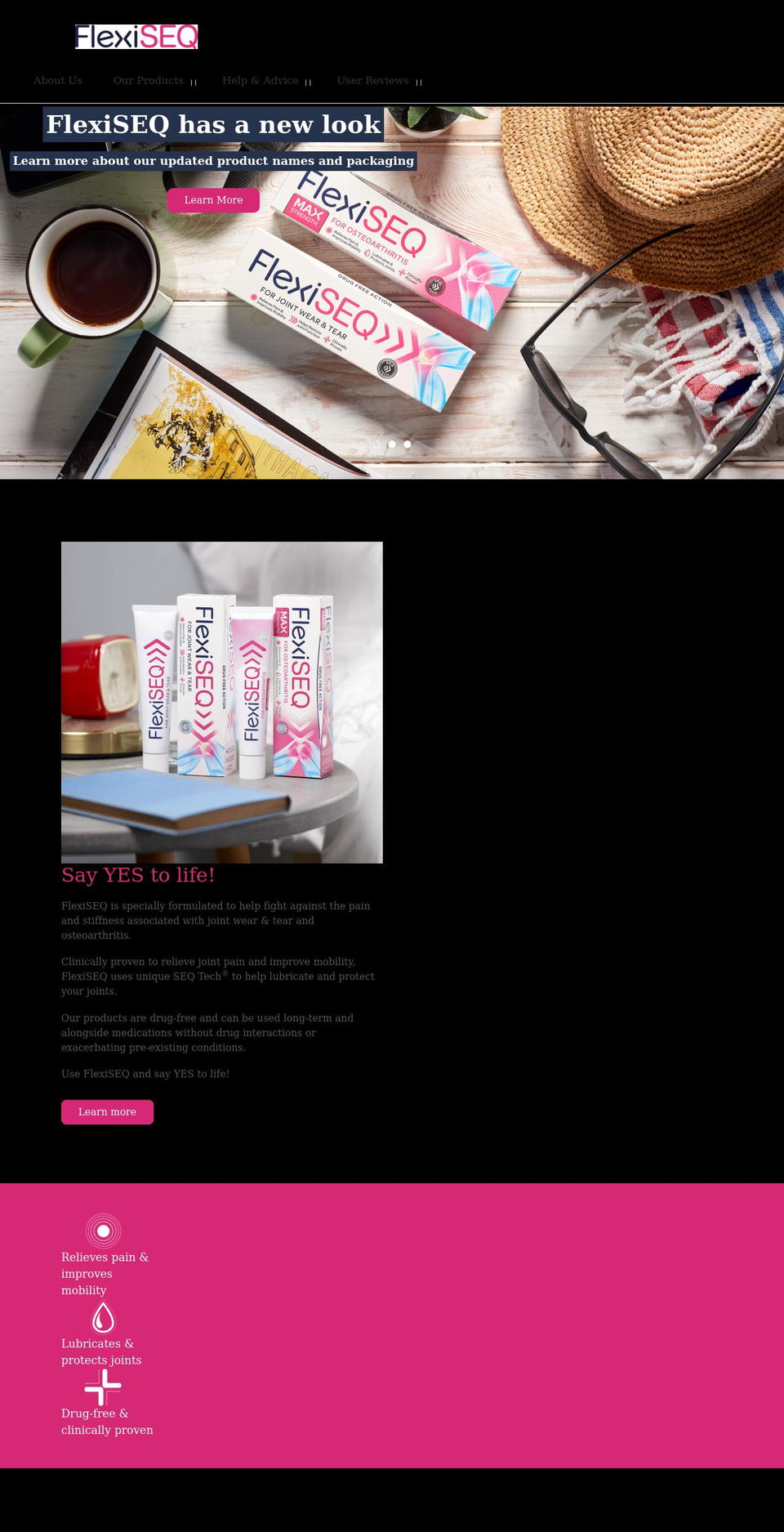 flexiseq.ie shopify website screenshot
