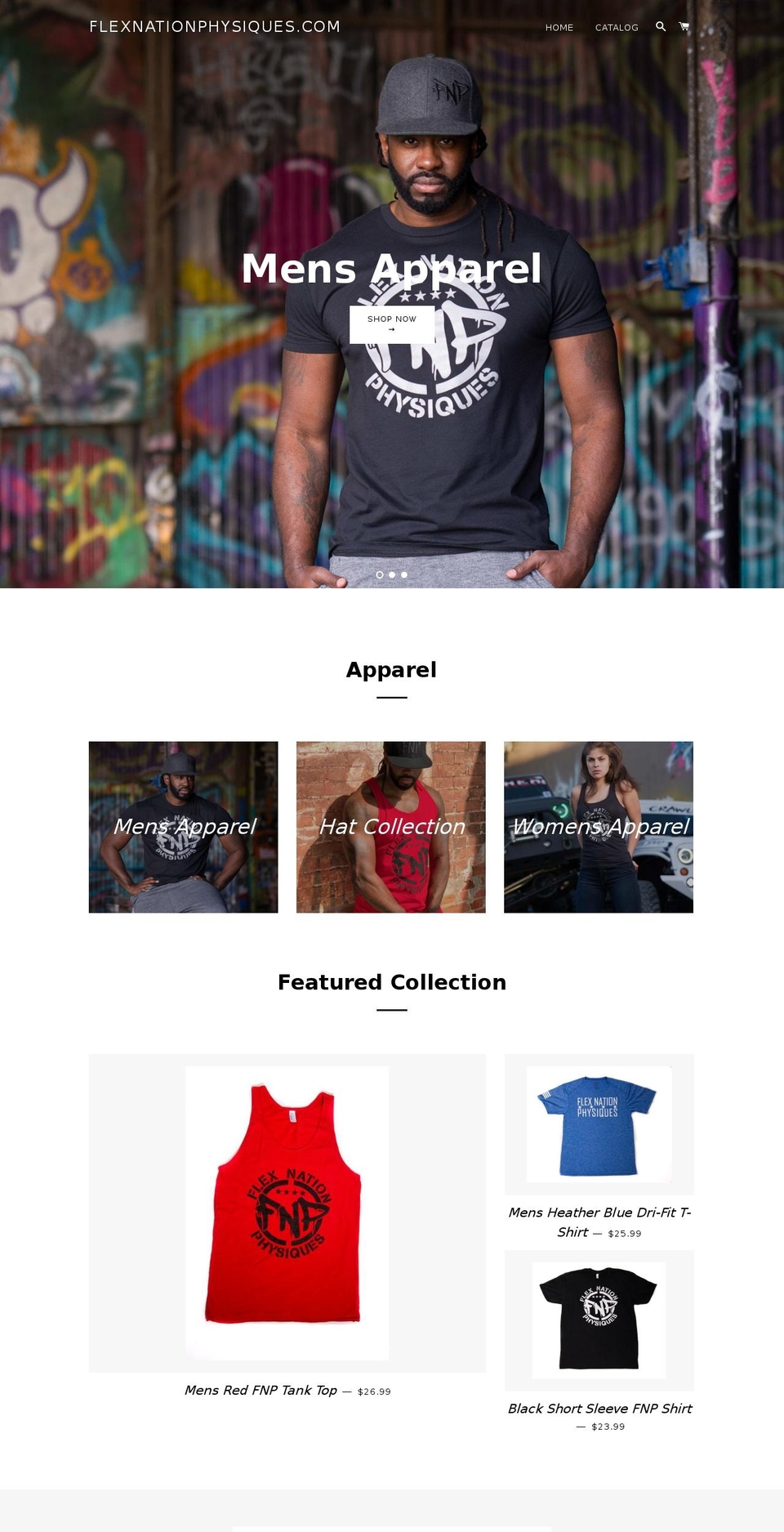 flexnationphysiques.com shopify website screenshot