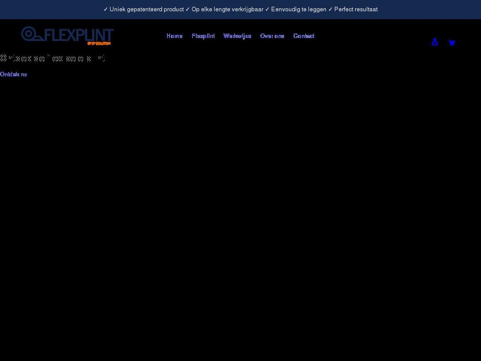 flexplint.nl shopify website screenshot