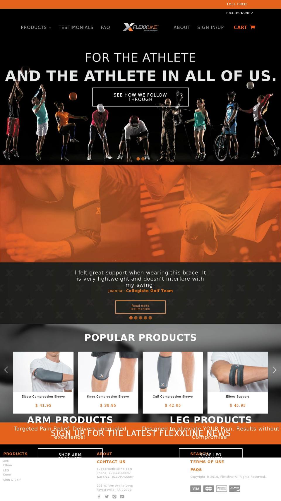 Flexxline 1.1 by Pasilobus Shopify theme site example flexxlinewear.com