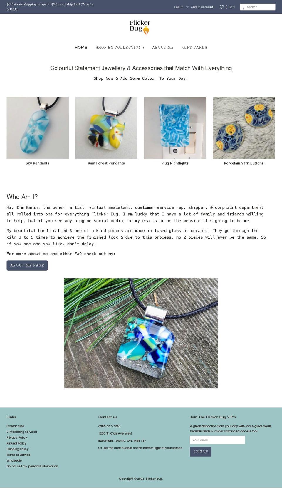 flickerbug.ca shopify website screenshot
