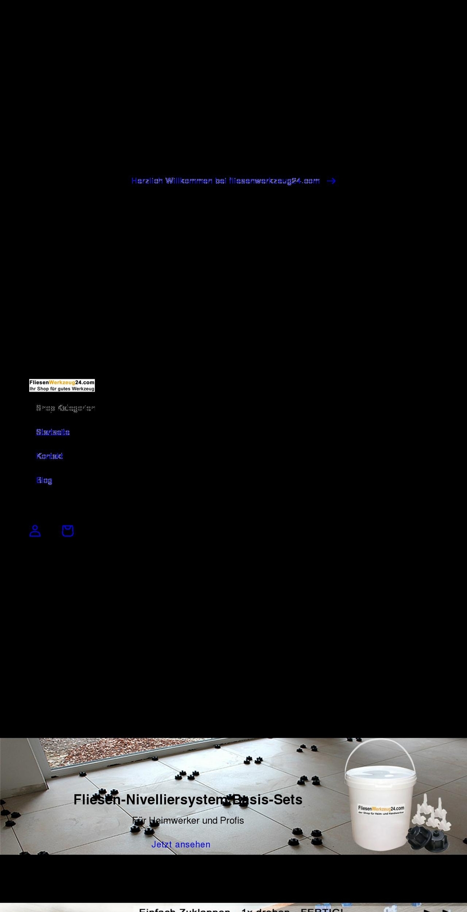 fliesenwerkzeug24.com shopify website screenshot