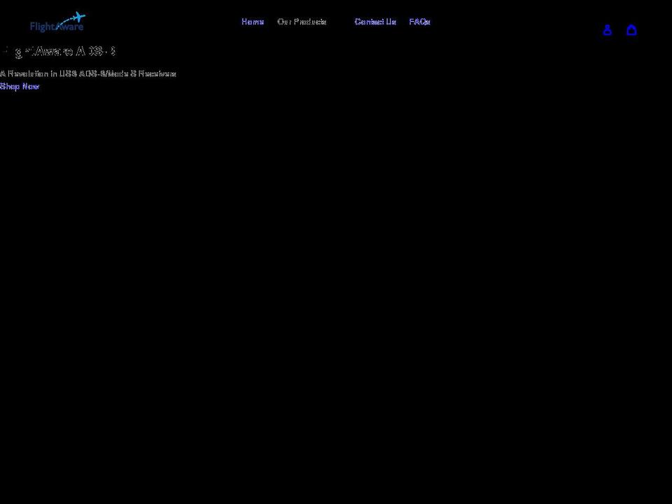 flightaware.store shopify website screenshot