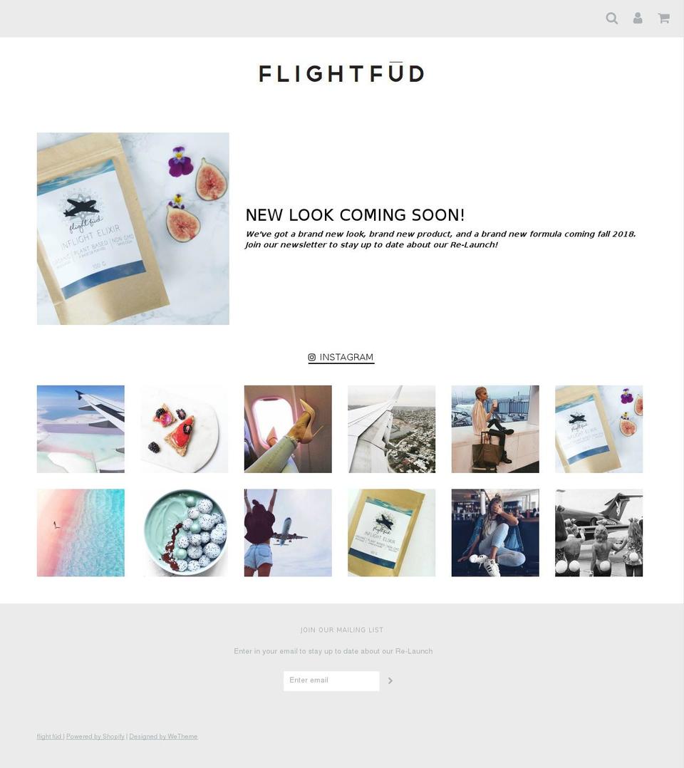 flightfud.com shopify website screenshot