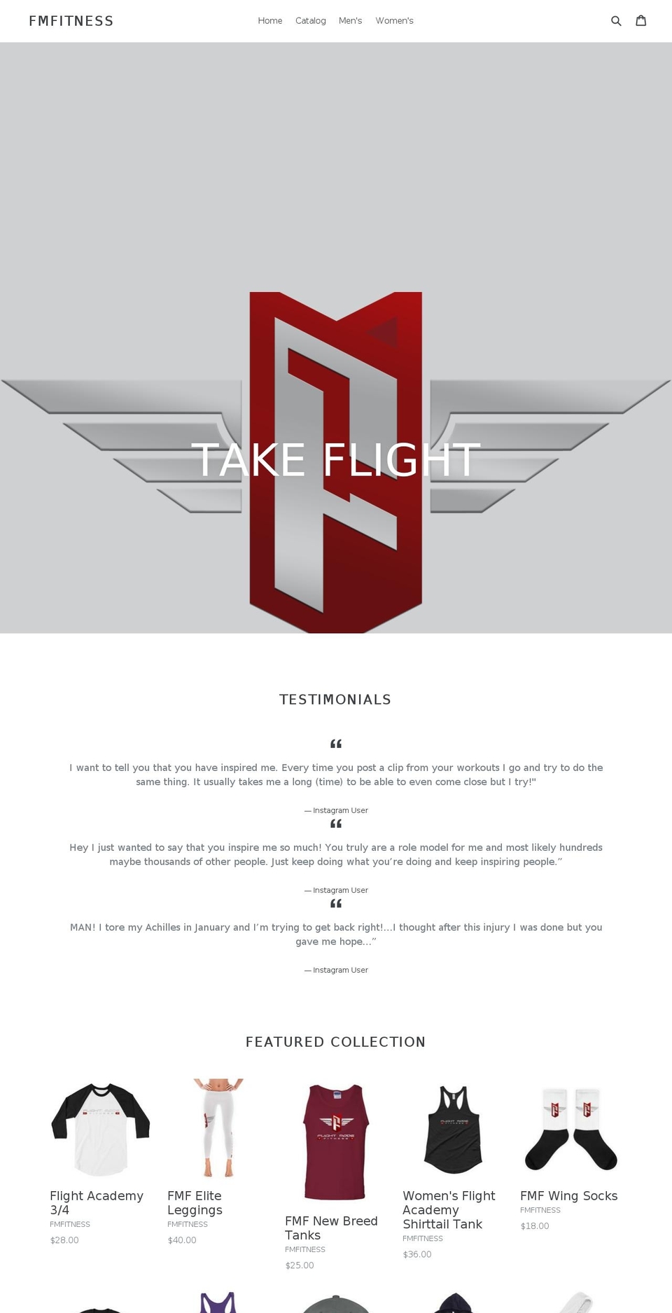 flightmodefitness.com shopify website screenshot