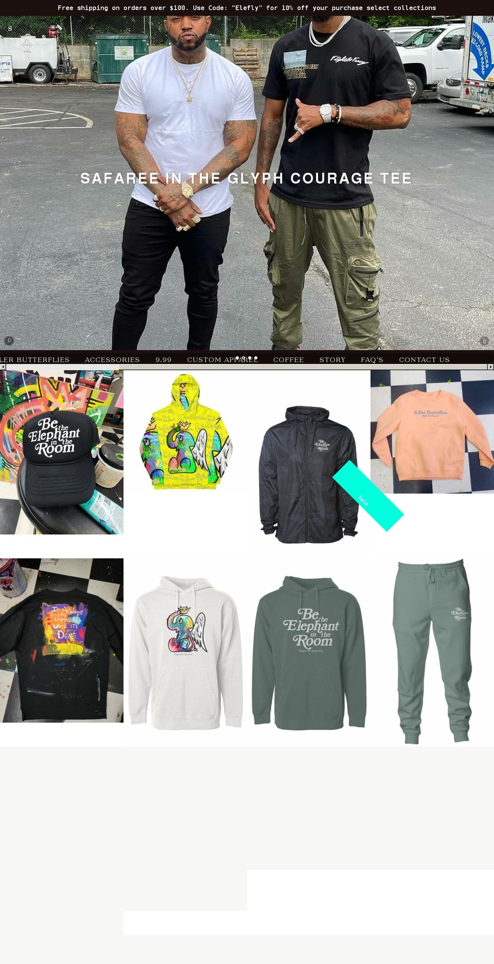 flightoffancyco.com shopify website screenshot