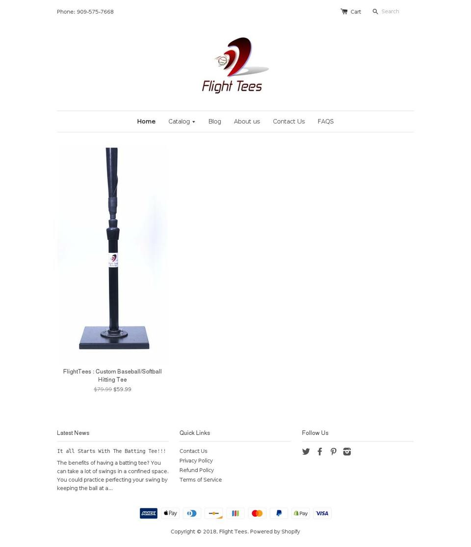 flighttees.com — Shopify storefront screenshot