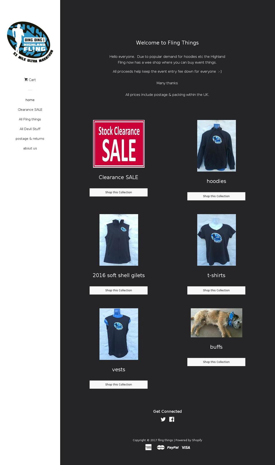 flingthings.org shopify website screenshot