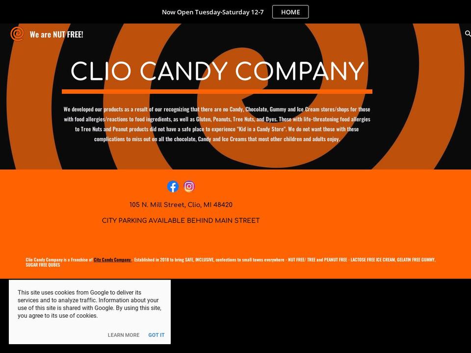 flintcandyco.com — Shopify storefront screenshot
