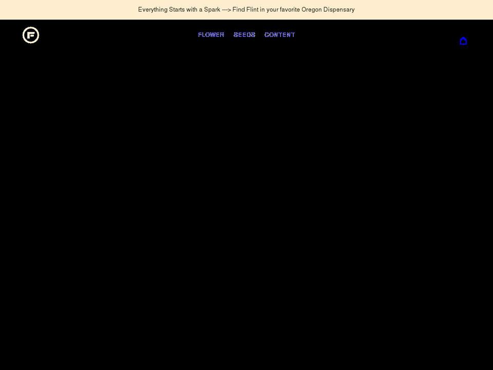 flintcbd.com — Shopify storefront screenshot
