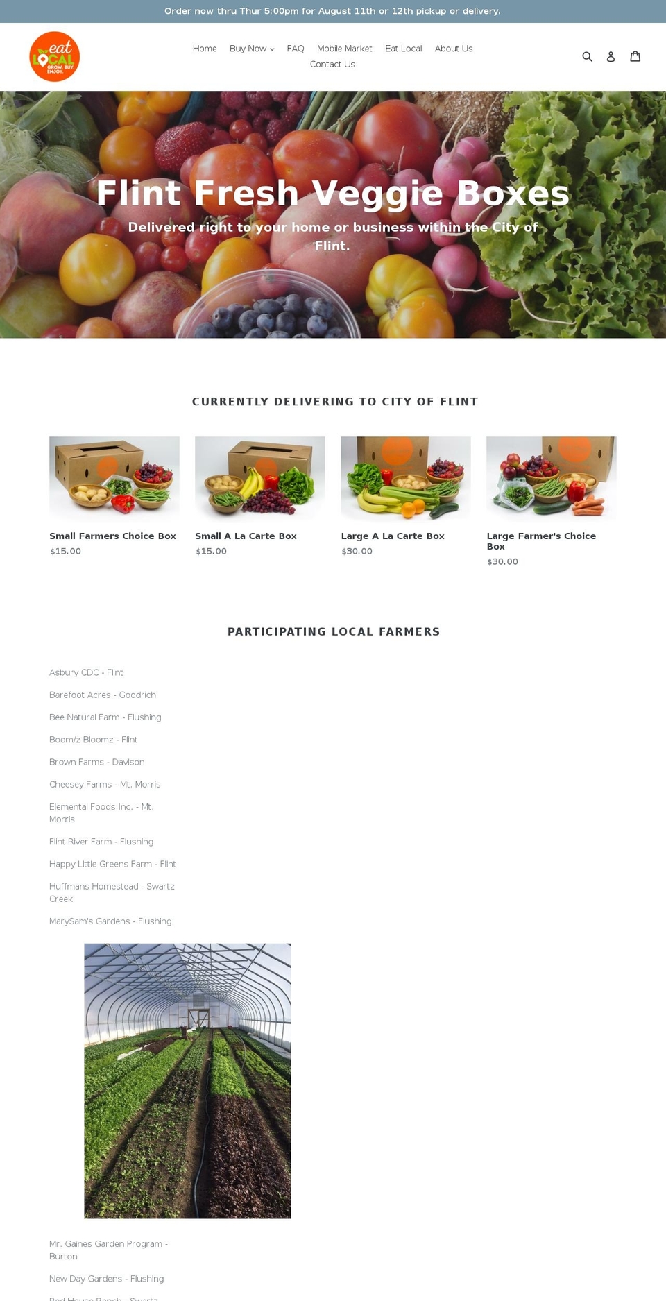 flintfresh.org shopify website screenshot