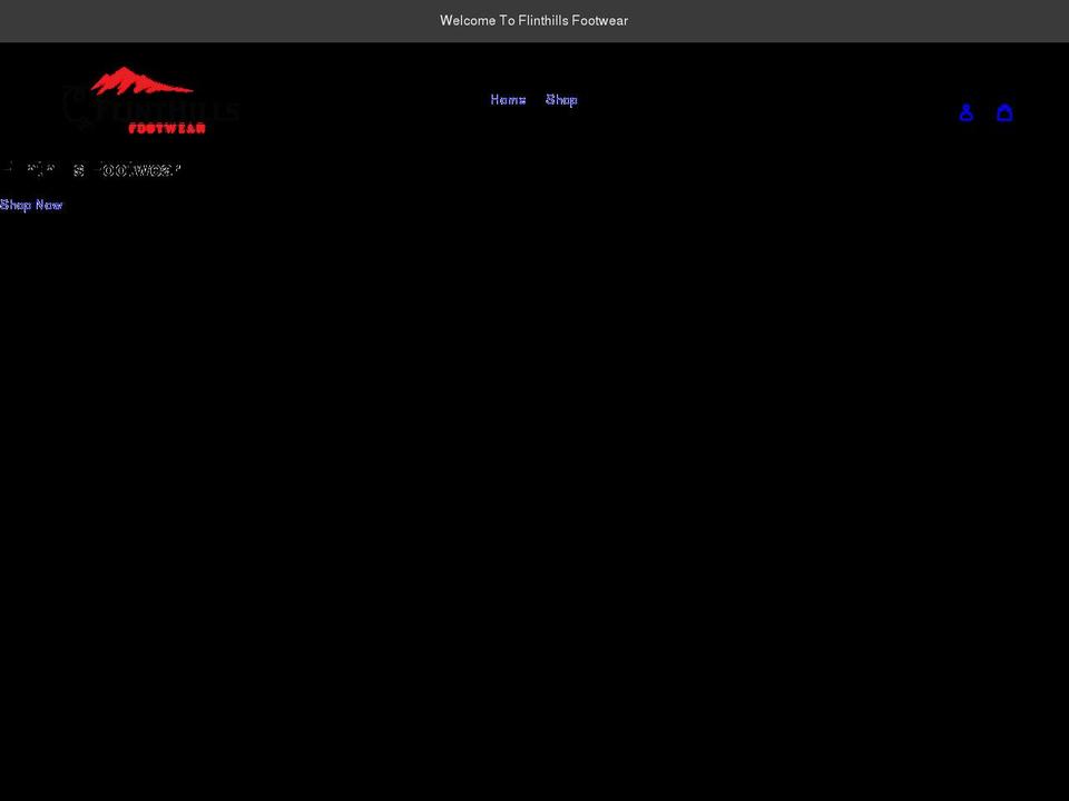 flinthillsfootwear.com shopify website screenshot