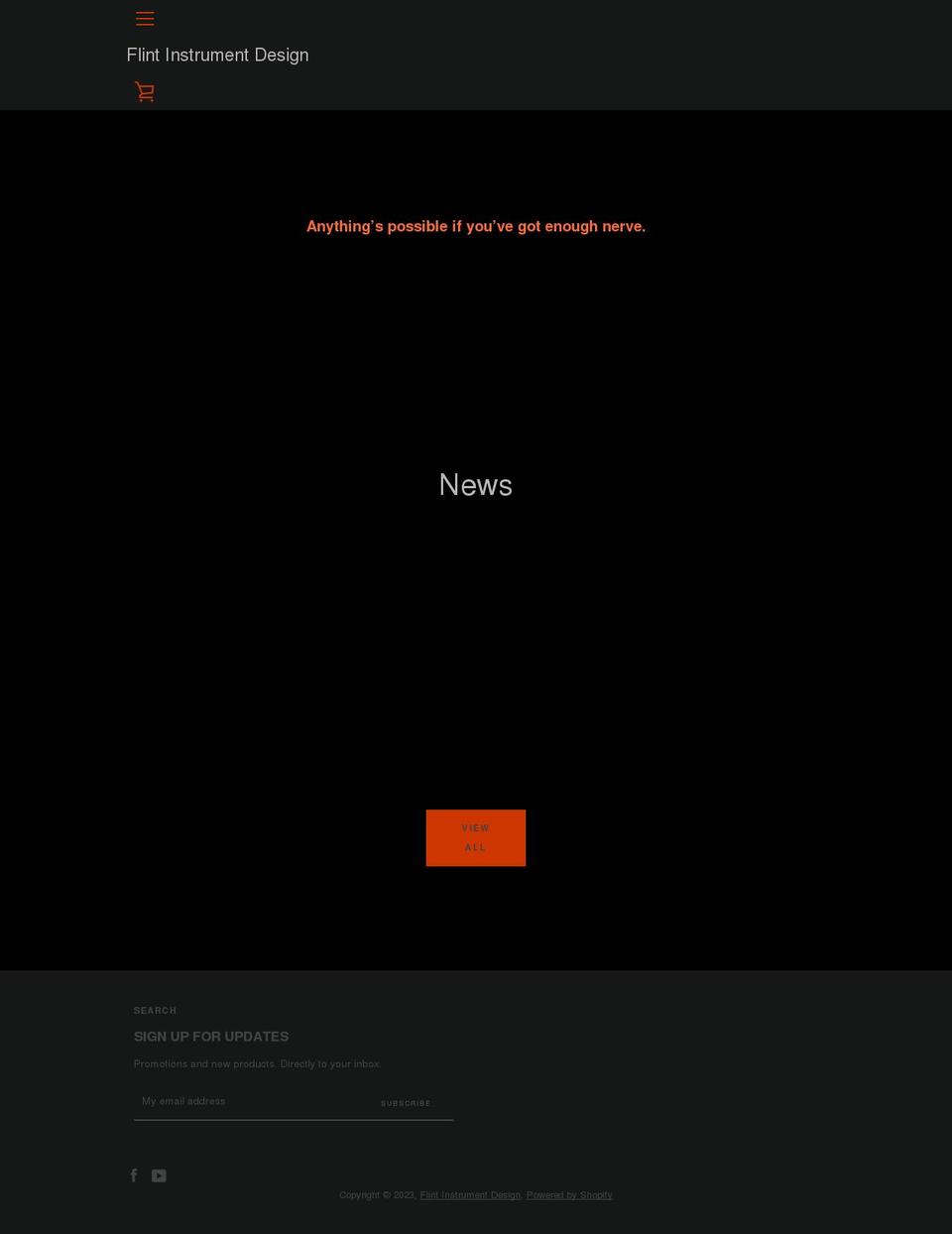 flintid.com shopify website screenshot