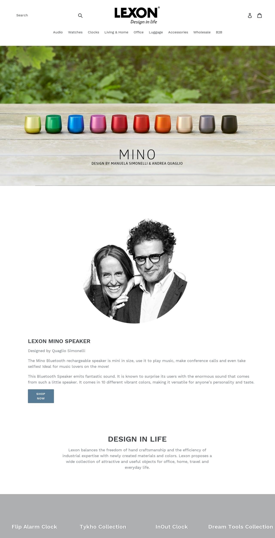 flipalarmclock.com — Shopify storefront screenshot