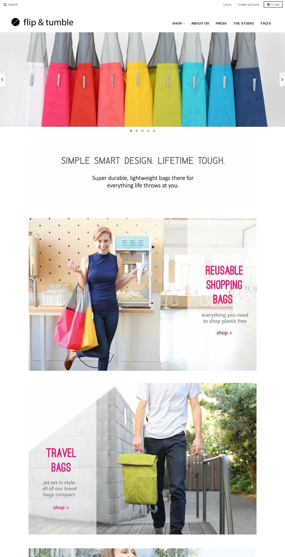 flipandtumble.com shopify website screenshot