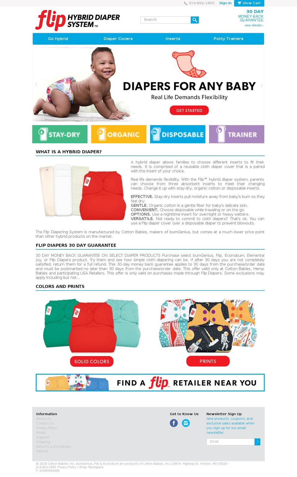 Production (Backup 1.1.5 with checkout changes) Shopify theme site example flipdiapers.com