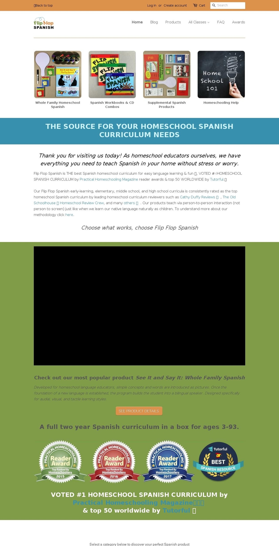 flipfloplearning.com shopify website screenshot