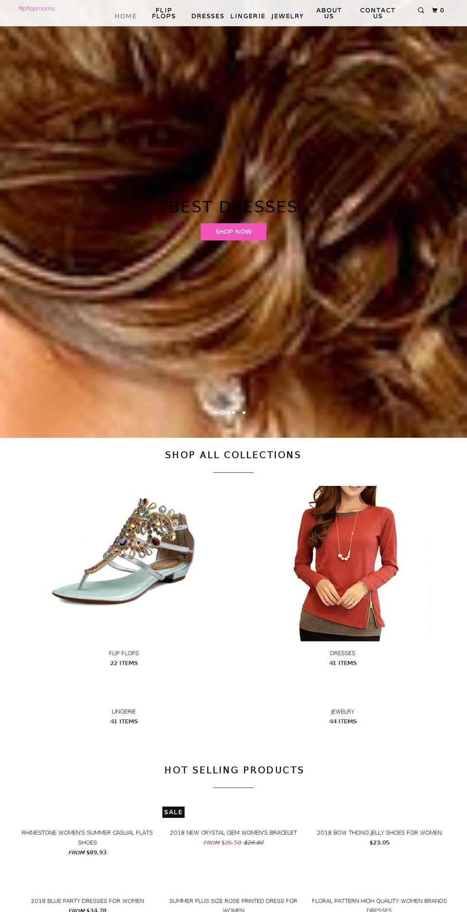 flipflopmoms.com — Shopify storefront screenshot
