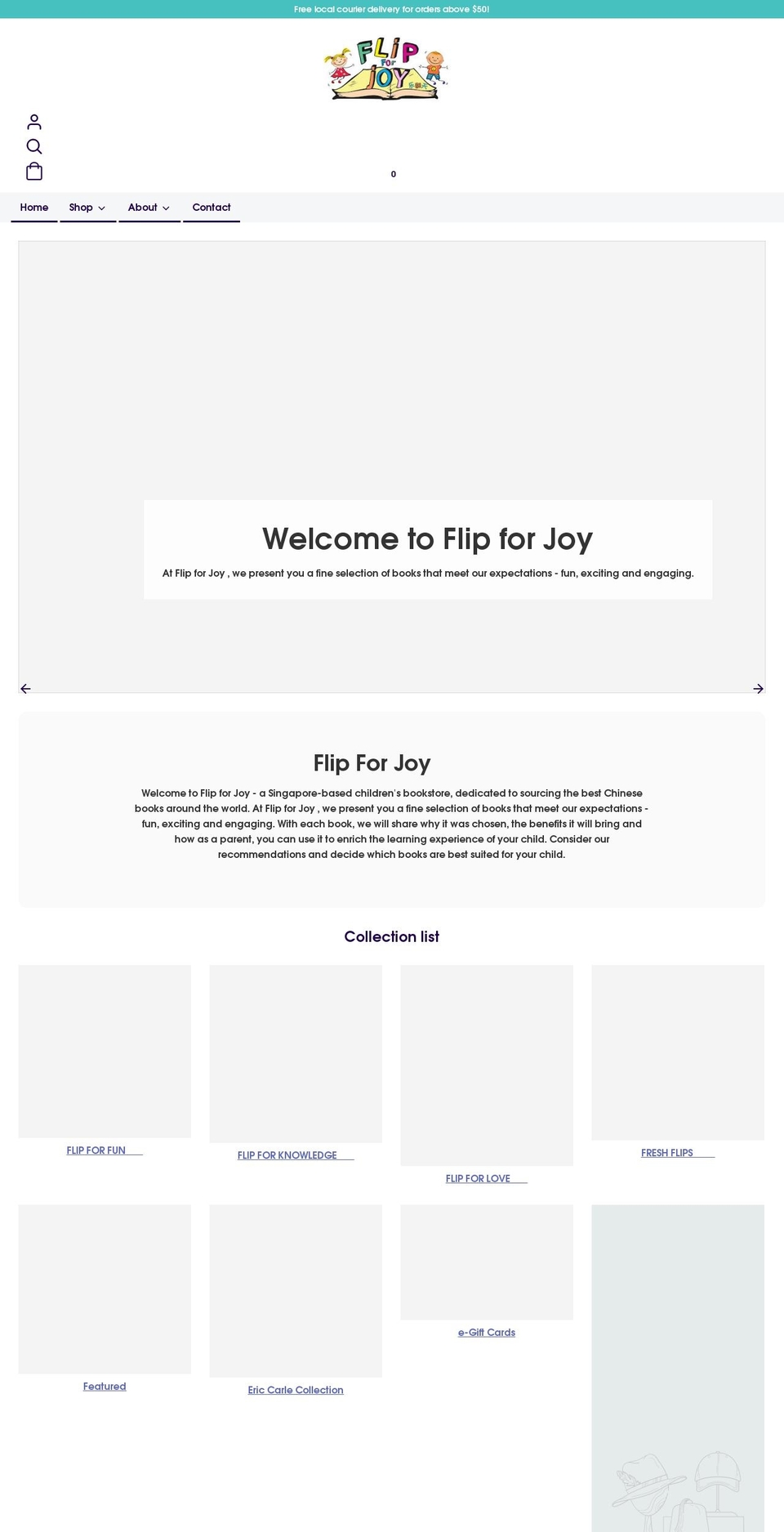 flipforjoy.com.sg shopify website screenshot