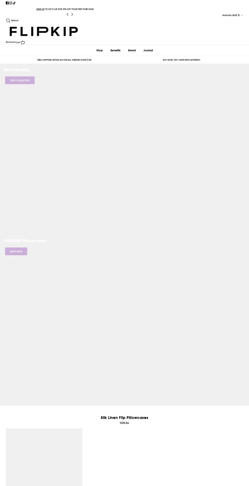 flipkip.com shopify website screenshot