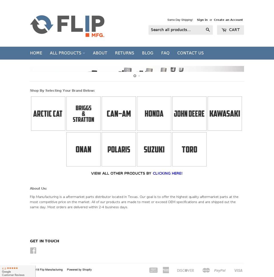 (Shop Powersports Theme) 2.0 Shopify theme site example flipmanufacturing.info