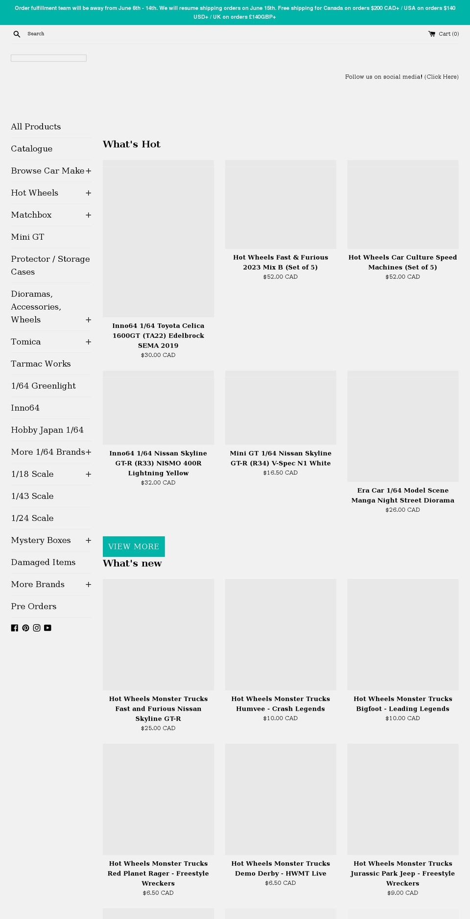 flipndiecast.com shopify website screenshot